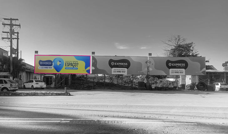 Pontos ao lado do Shopping Partage, de frente para a BR 101. Sentido Campos/Vitória. Ao lado da Vorracharia