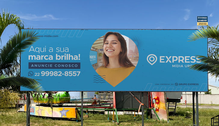 Mídia Urbana com Outdoors 9x3 metros na Região de Campos, Rodovia RJ-216 em Goytacazes, em
frente ao ponto do carmo.
