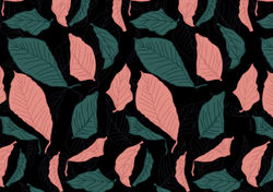 8. HOJASROSASYVERDESCONFONDO