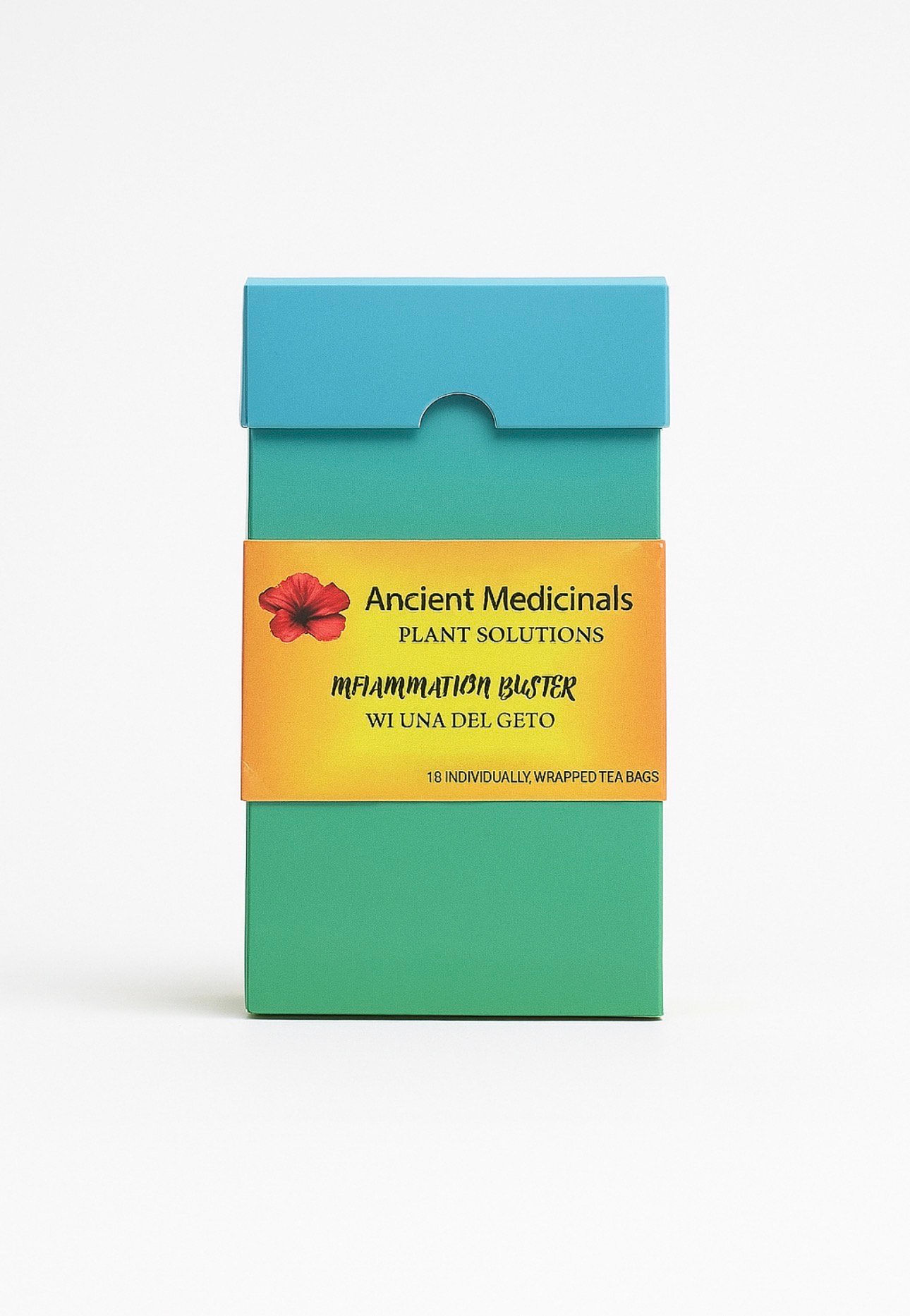 Ancient Medicinals Inflammation Buster Tea, Una Del Geto, Plant Solutions, 18 In