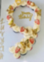 Number 9 kupcake board