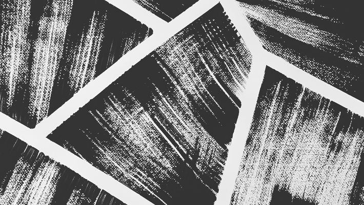 geometric, ink on paper, black, minimalist