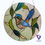 Thumbnail: Blue Wren and Leaves stained glass / leadlight suncatcher - Free Postage