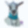 Loveable Goat with Scarf Leadlight Stained Glass Suncatcher