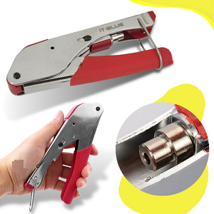 Miniatura: Alicate Crimpar Crimpador Cabo Coaxial Conectores Rg-59 Rg-6
