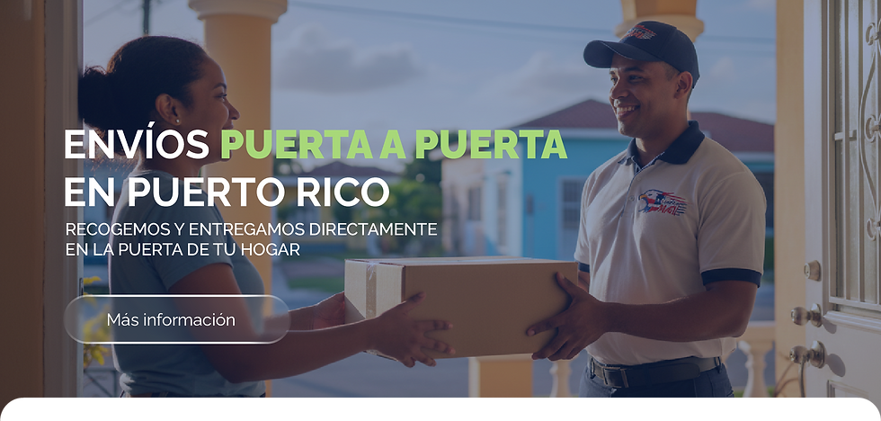 Envios puerta a puerta en PR