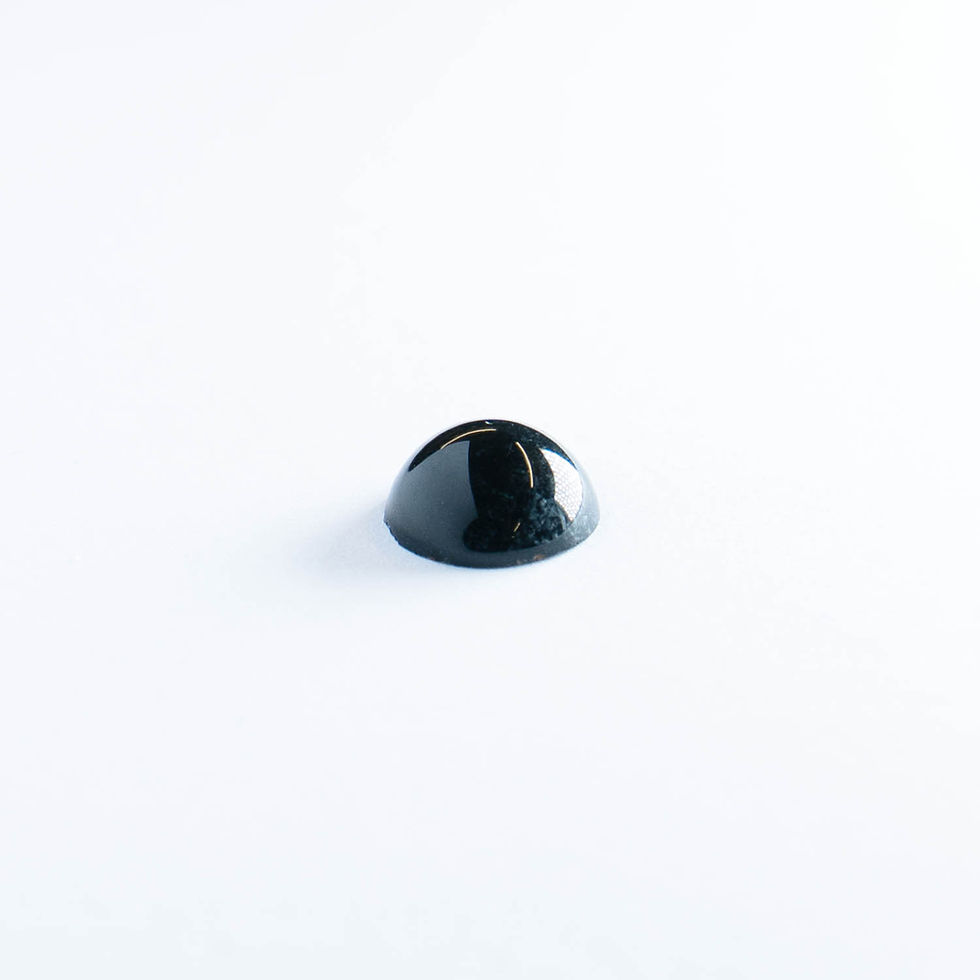 Thumbnail: Black Onyx Round Cabochon