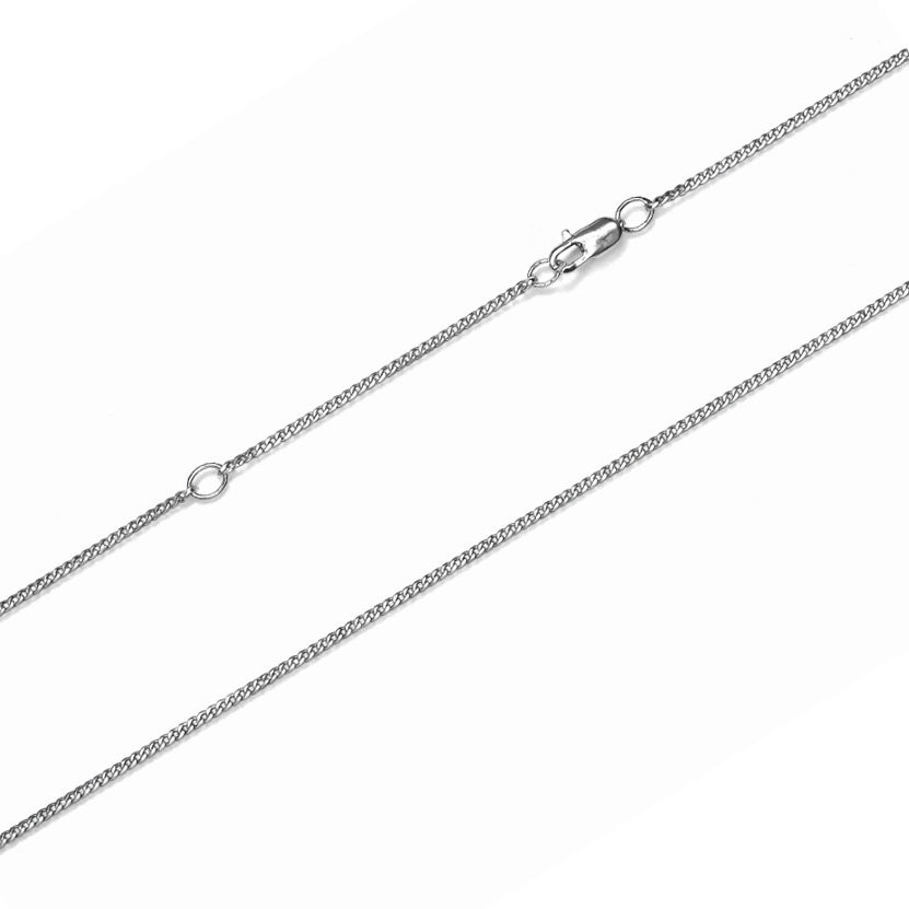 Diamond Cut Curb Chains - 1.4mm - size 14'' to 16'' (Pack of 5)