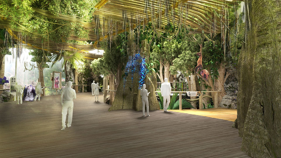 Hengqin Ocean Kingdom Rainforest Gallery