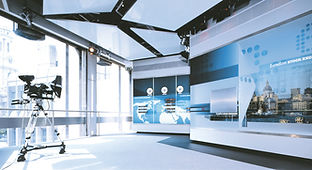 Form Atlarge, Lloyd Hicks, Ned Phillips, London Stock Exchange, Media Centre – London Stock Exchange, Broadcast suite, Corporate showcase, Media suite, Live data hub, interior designers, interior design, workplace design, designers, exhibition design, Audio visual design, hospitality design, Experience design, concept design