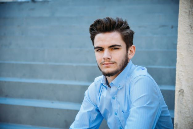 Joshua on steps.jpeg