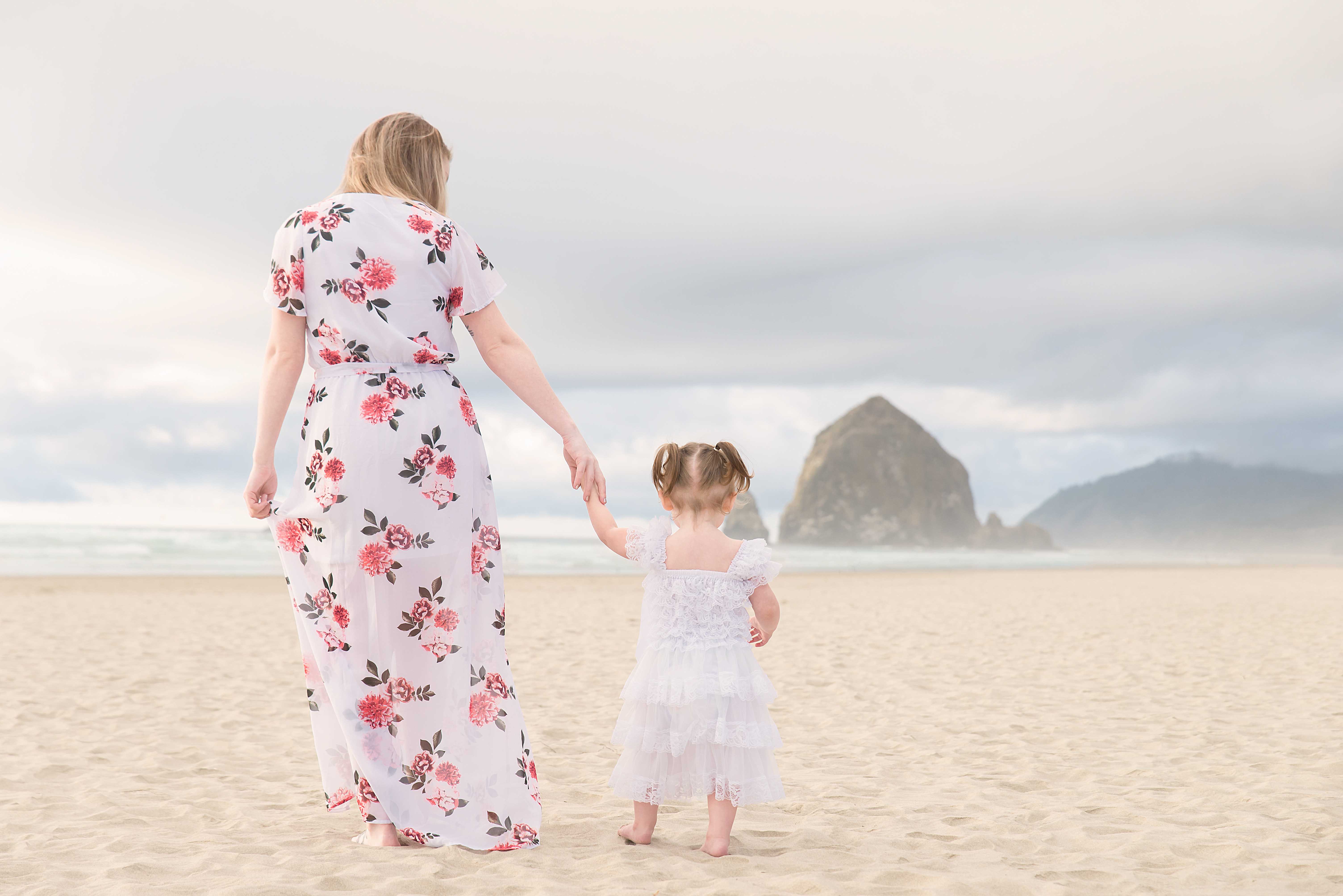 Mother and Daughter Beach
