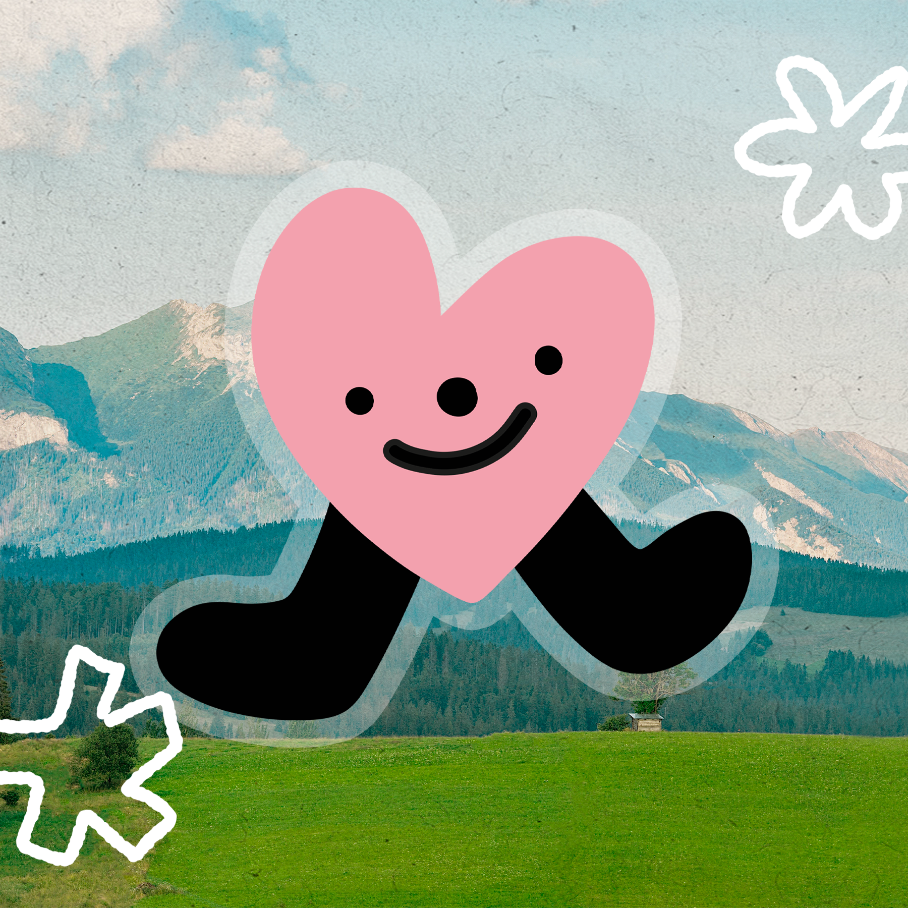 Pin acrílico Corazón