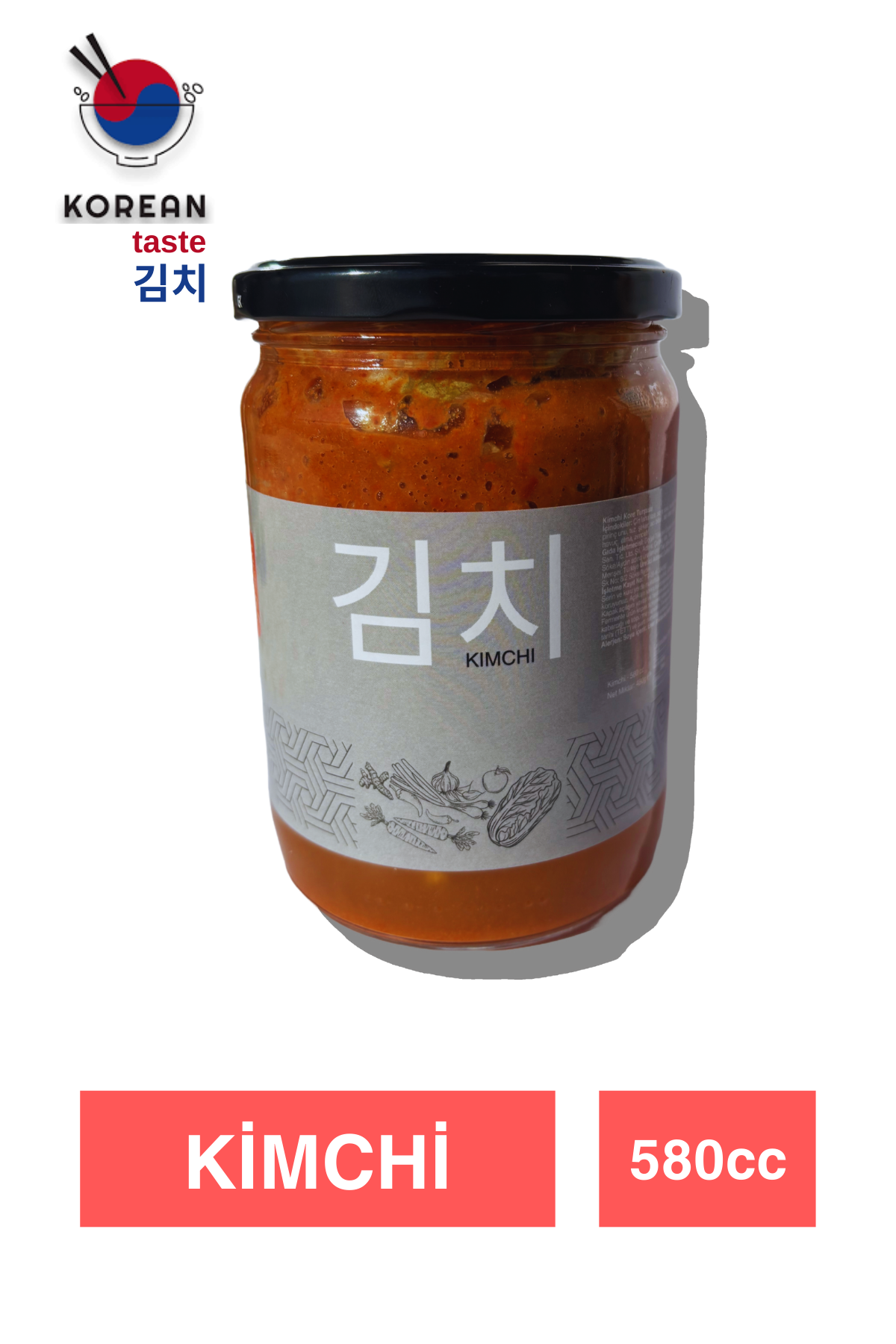 Kimchi Kore Turşusu 580cc