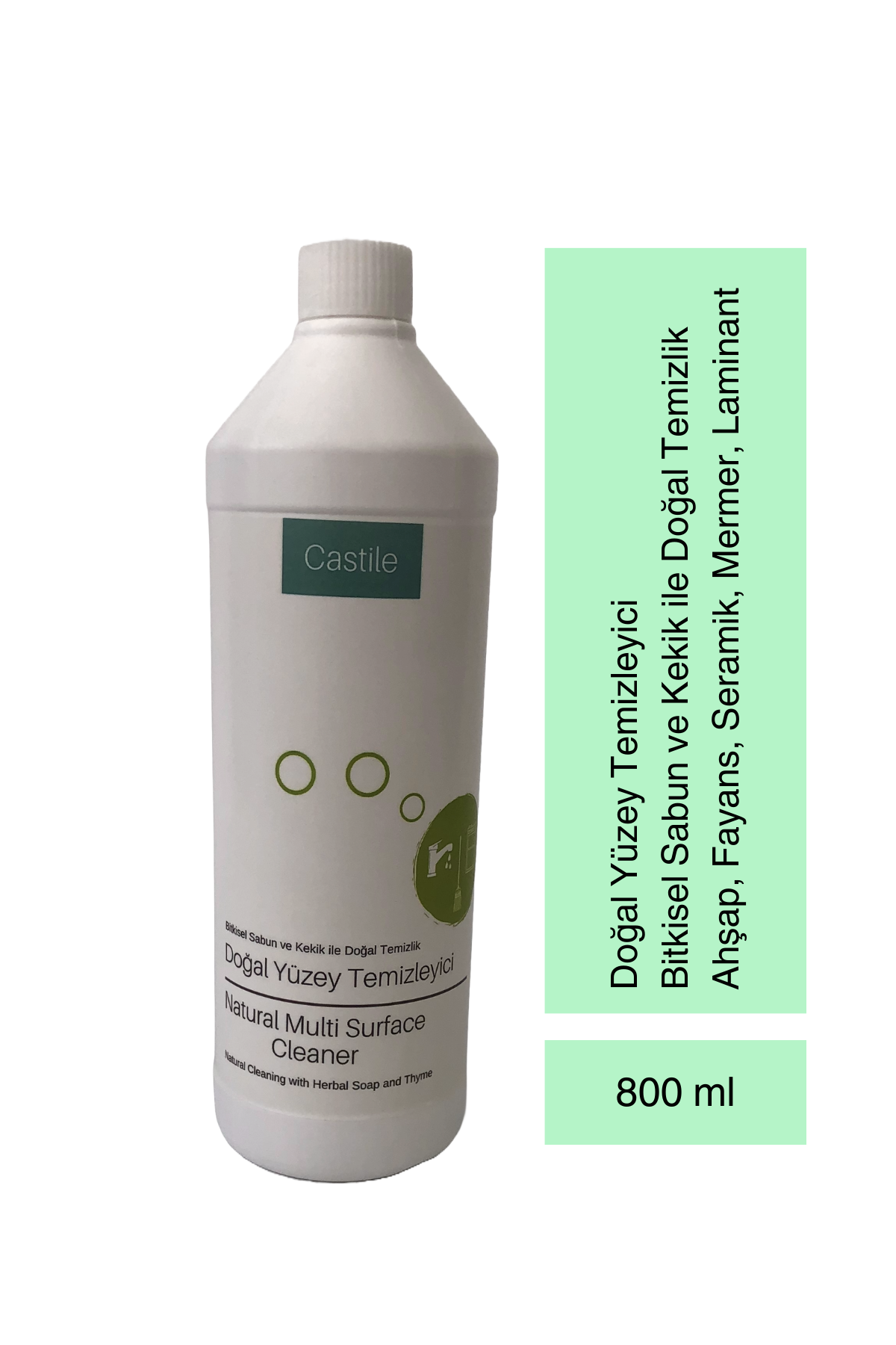 Castile Doğal Yüzey Temizleyici 800 ml