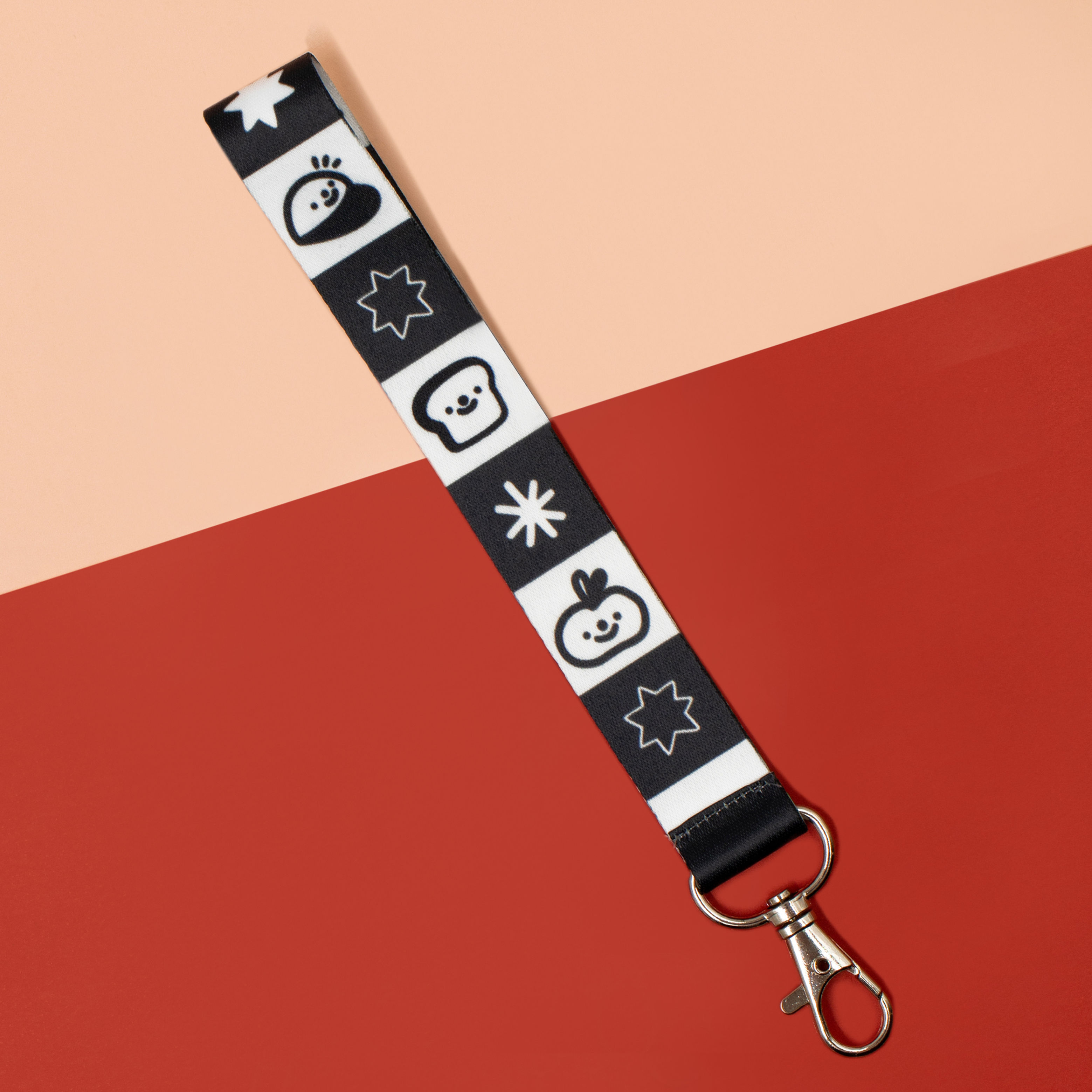 Lanyard llavero B&W