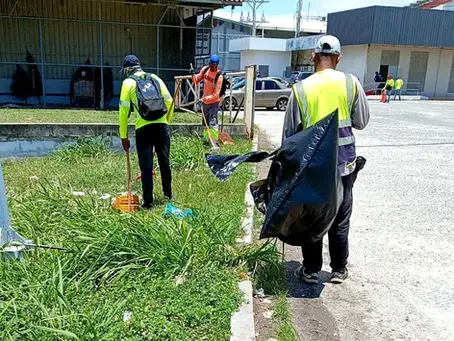 Paula González reforzó trabajos de barrido y recolección de desechos en diferentes puntos de Penonomé