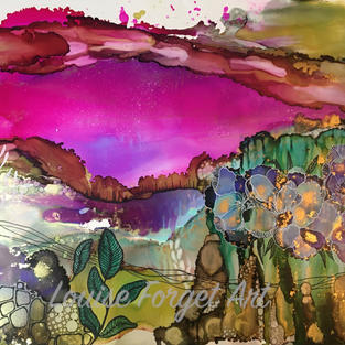Horizon en rose