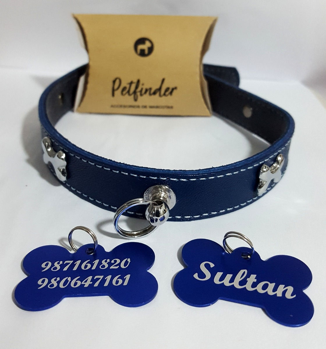 Collar De Mascota Hembra Y Macho + Placa Grabada