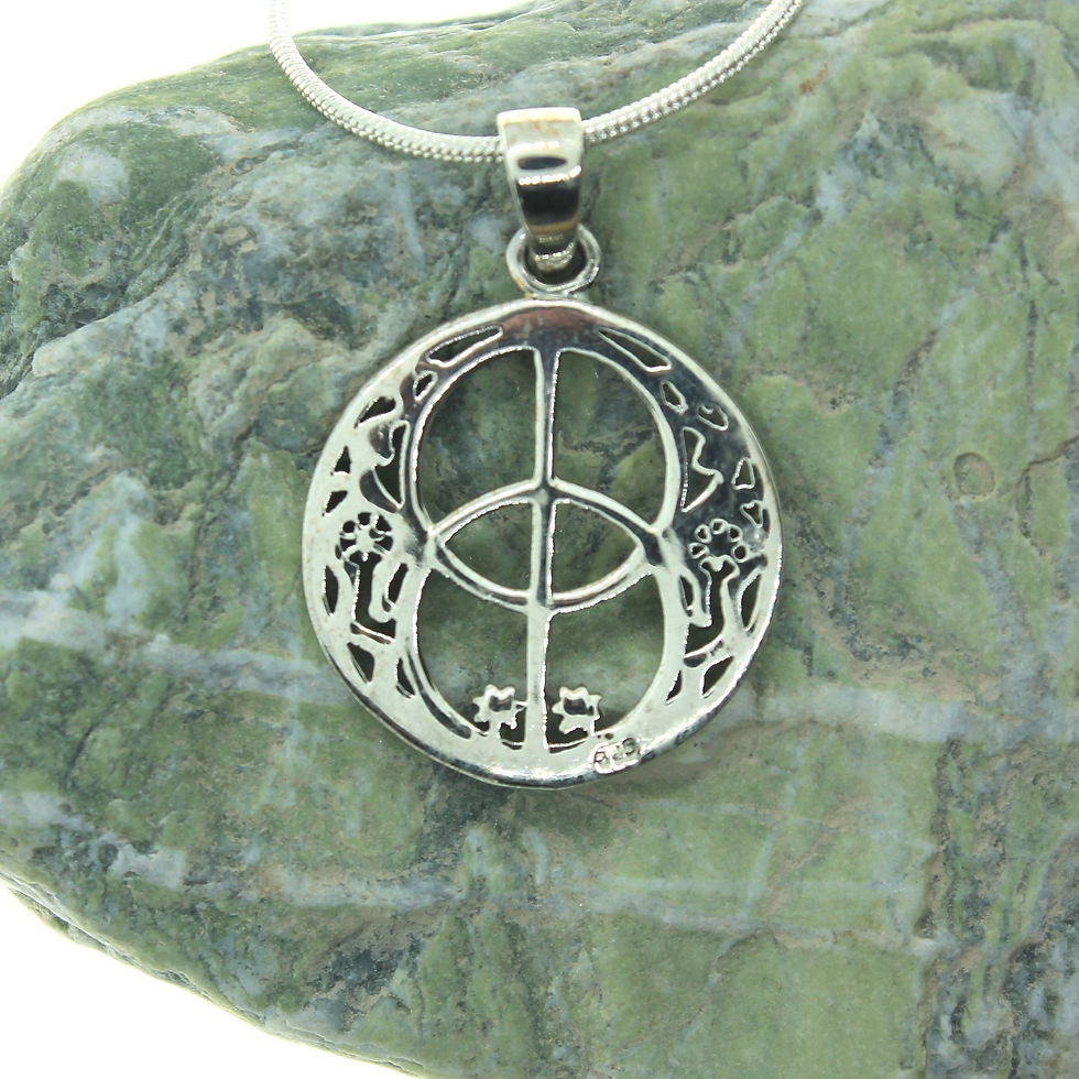 Thumbnail: Vesica Pisces - 925 Sterling Silver Pendant