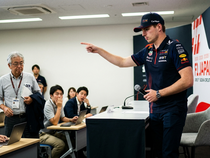 Max Verstappen vetó a un periodista británico en Japón: Escándalo y tensión en la F1