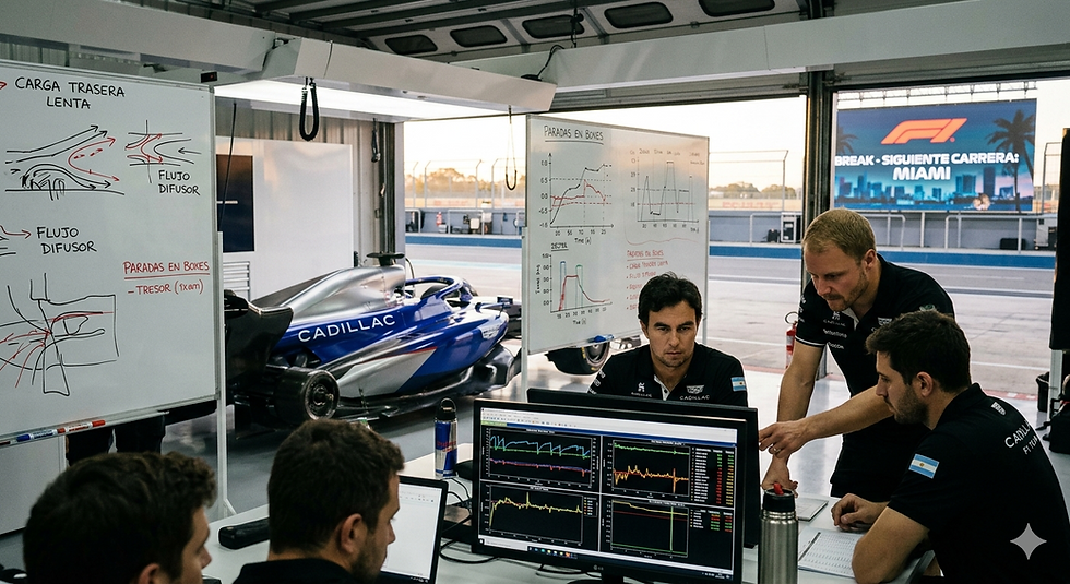 ¿El parate de la F1 salva a Cadillac? Por qué el equipo de Checo Pérez celebra las cancelaciones