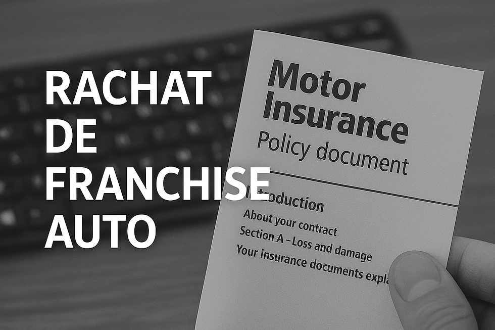Rachat de franchise auto