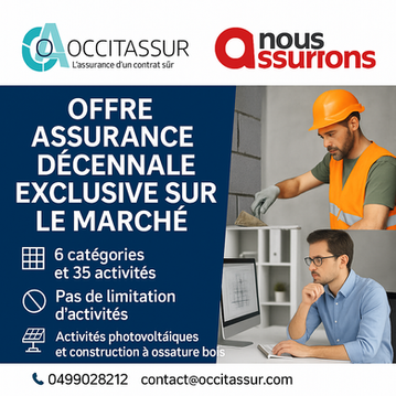 Une assurance décennale unique en France