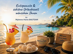 Sonnige Urlaub Zeit BAUTEAM