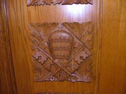 La tiare du pape et les clefs