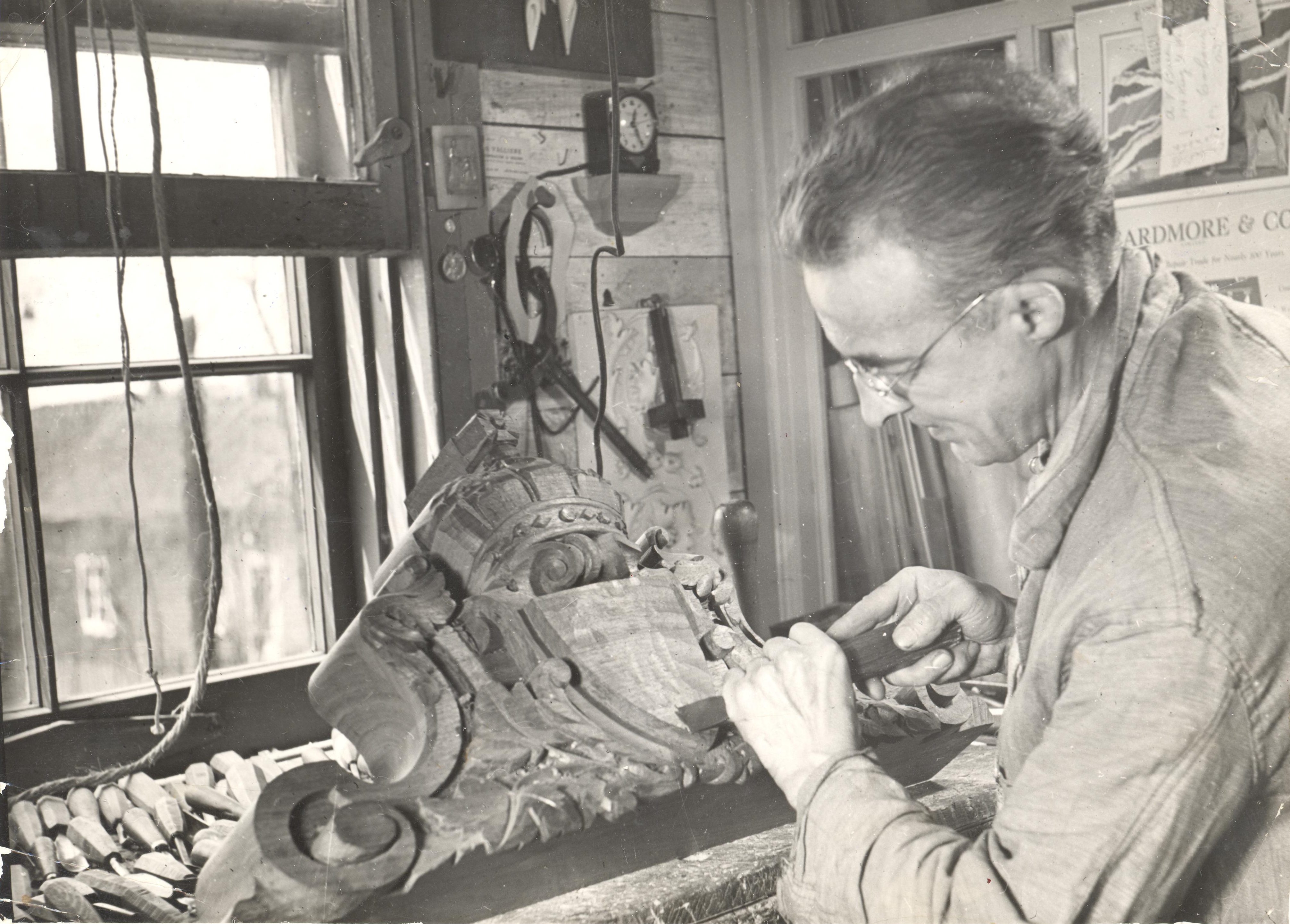 Lauréat Vallière, à l'oeuvre, 1940