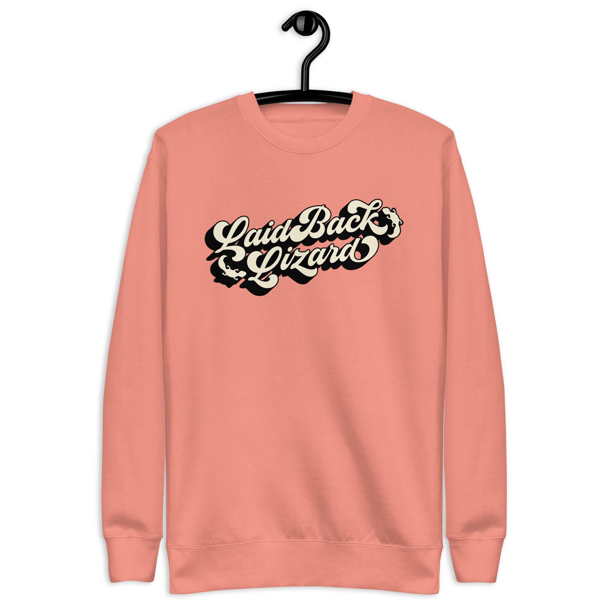LAIDBACKLIZARD - sweatshirt in ramblin' rose