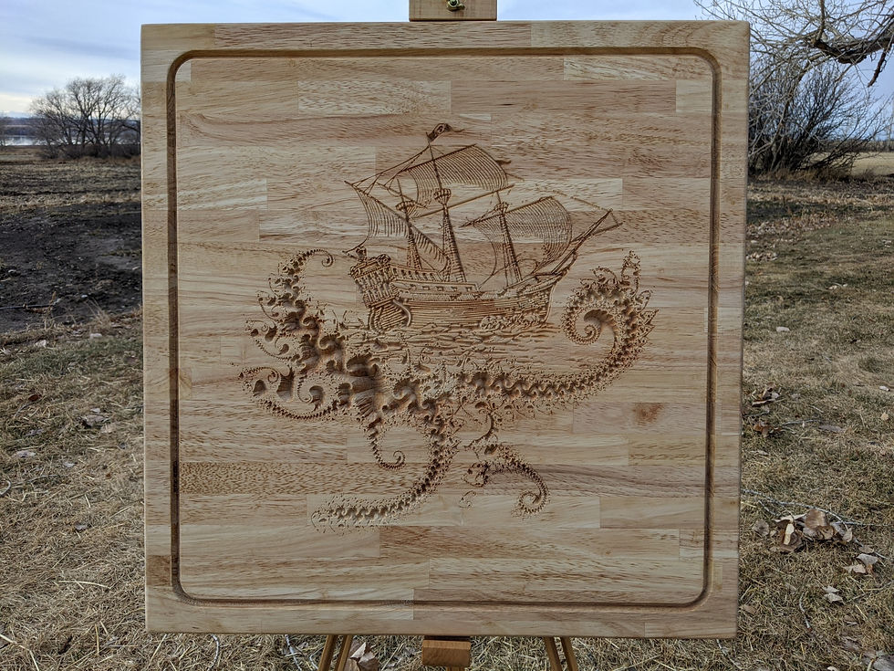 Thumbnail: Ship on Fractal Waters