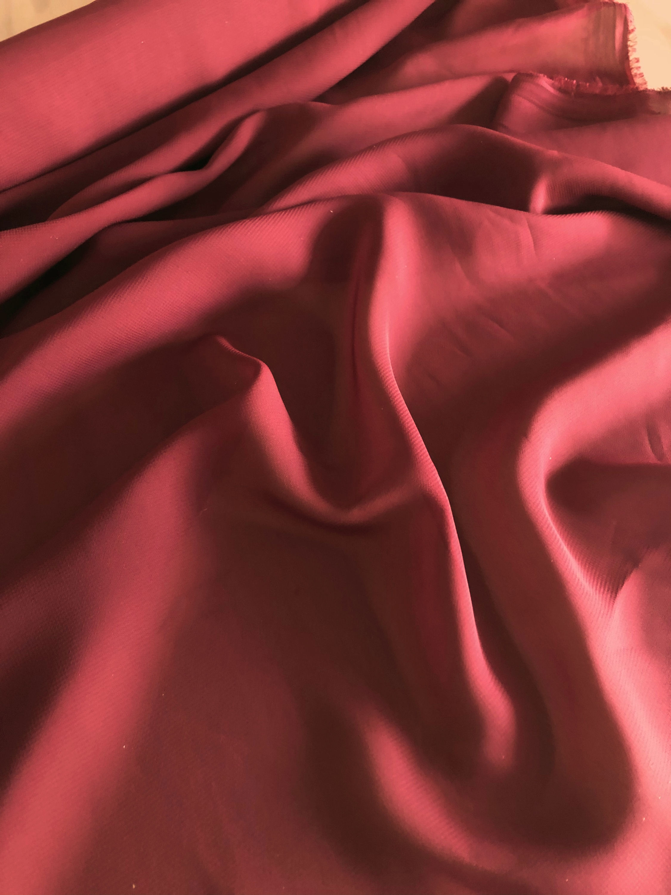 Chiffon - Wine - 55cm x 128cm