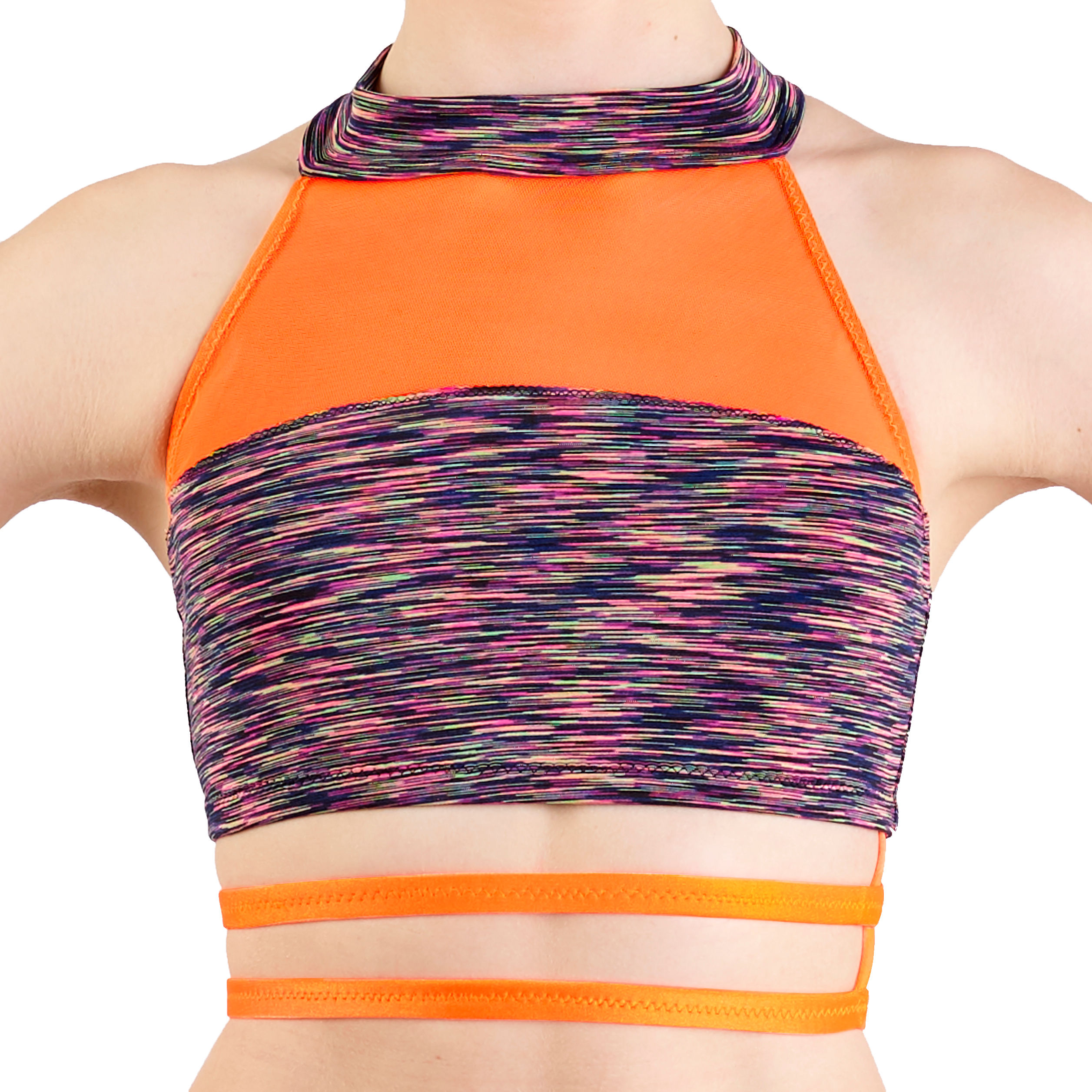 MACAU Crop - Rush/Neon Orange - L6