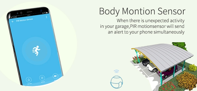Miniatura: Sensor de movimiento WIFI autónomo - avisa al celular al detectar intrusión