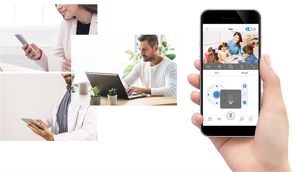 Miniatura: Cámara interior WIFI FULLHD (2MP) 1920x1080 con seguimiento automático y alarma