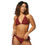 Thumbnail: Red recycled string bikini set