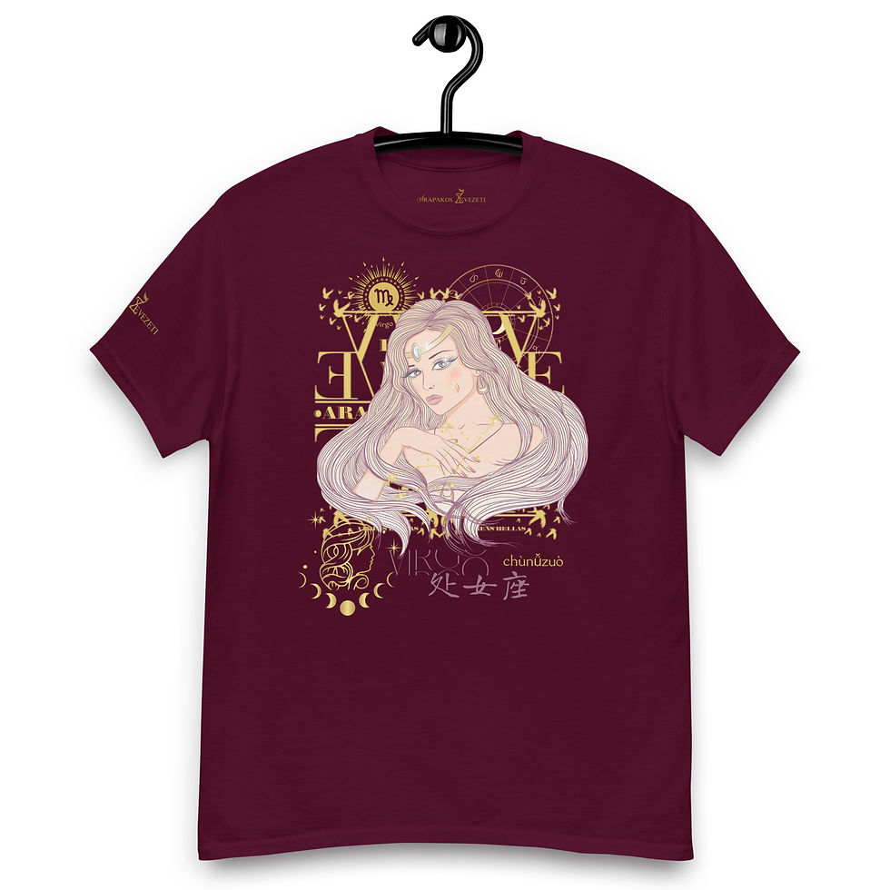 Thumbnail: Παρθένος ♍   Γυναικείο Μπλουζάκι T-shirt απο ζωδιακό κύκλο