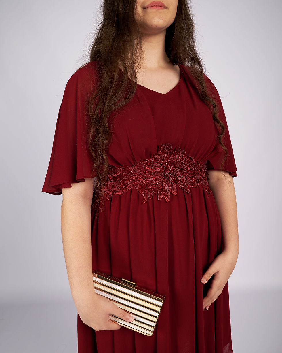 Burgundy Mouseline Dress with Cape, cocktail dress, evening dress, Μπορντό φόρεμα μουσελίνα με κάπα, βραδινά φορέματα, κοντό