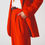 Thumbnail: Oversized Blazer in Orange, woman sophisticated clothing, πορτοκαλί σακάκι σε φαρδιά γραμμή γυναικεία ρούχα