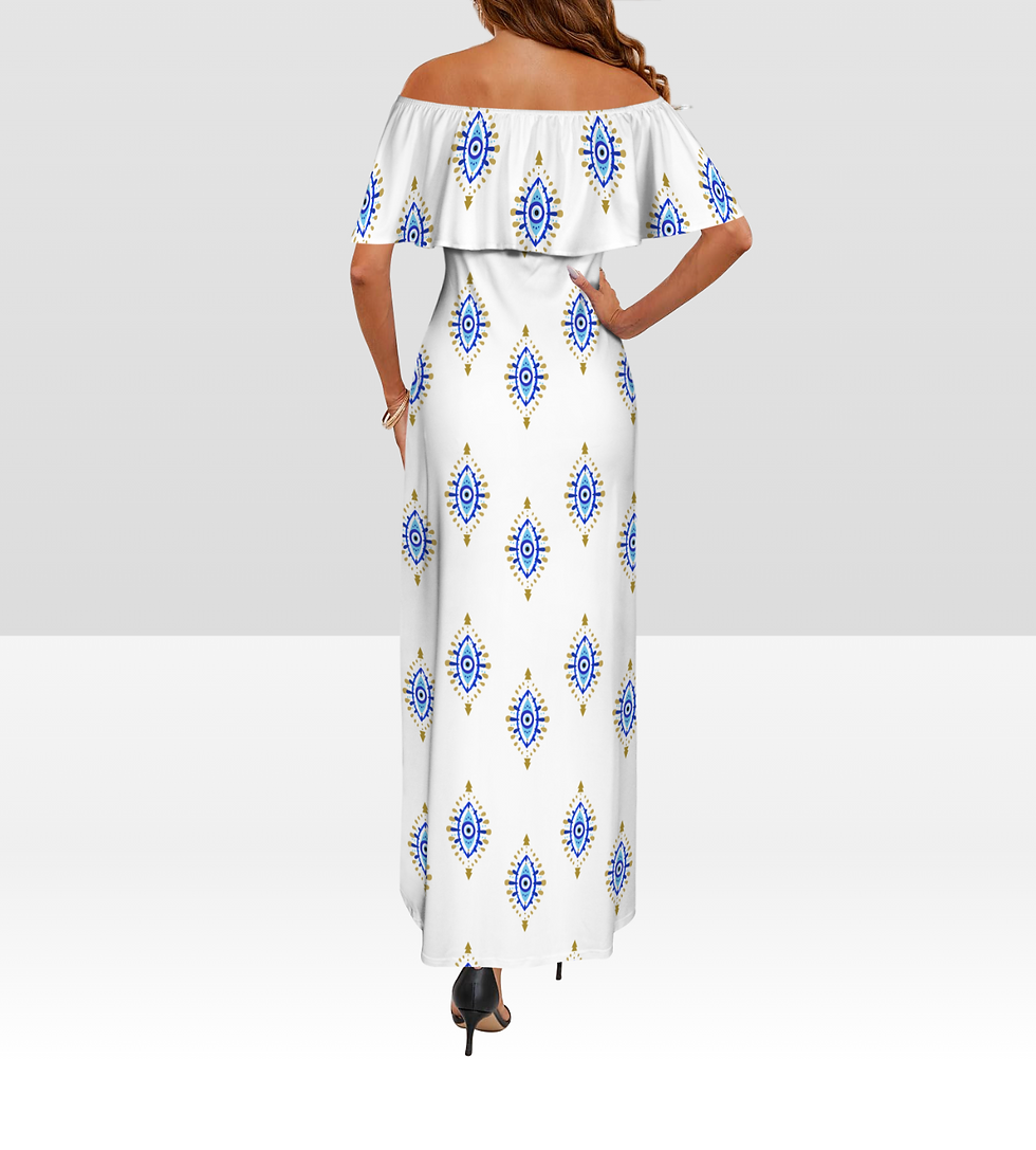 Evil Eye Mediterranean Islands Dress