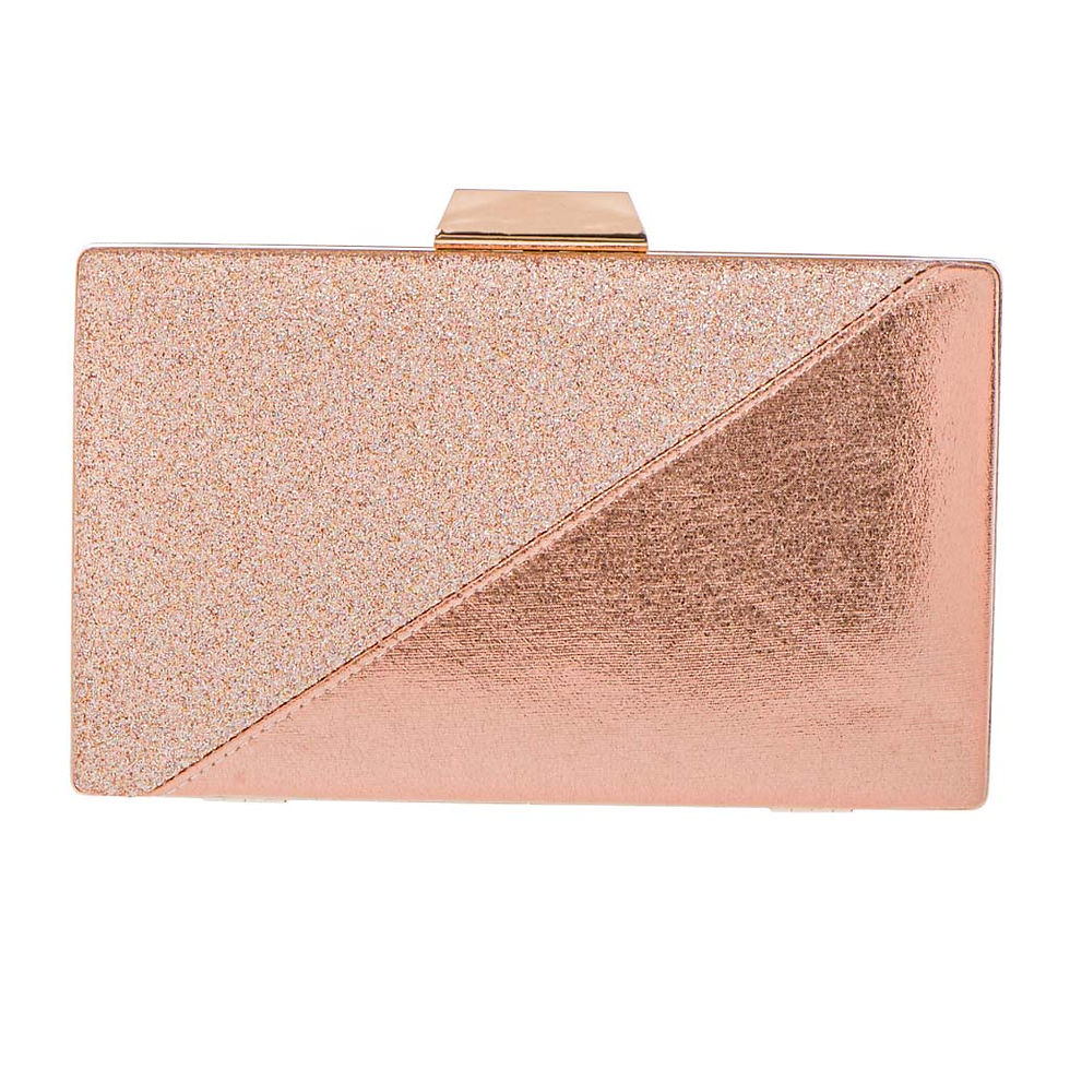 Gold Ladies clutch Evening Night Out Collection Handbag
