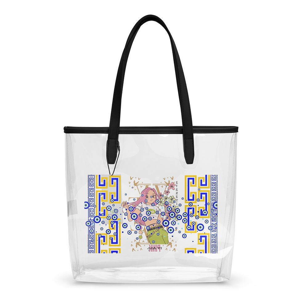 Miniature : Traditional Greek motifs   Evil Eye Tote Bag