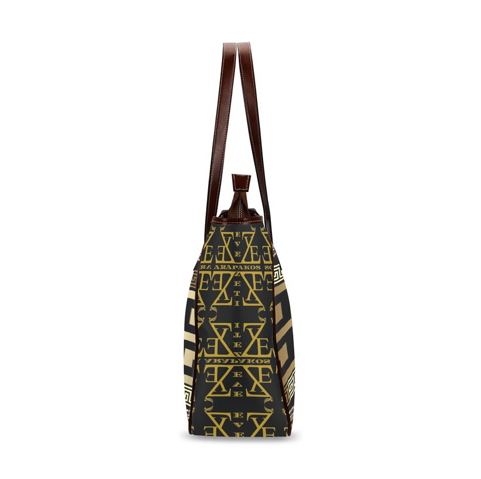 Greek Meander Tote Bag