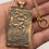 Thumbnail: Bronze Tarot Card Pendant - THE STAR - Lost Wax Cast
