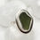 Thumbnail: Sterling Silver Green Sea Glass Ring - Size 8.75