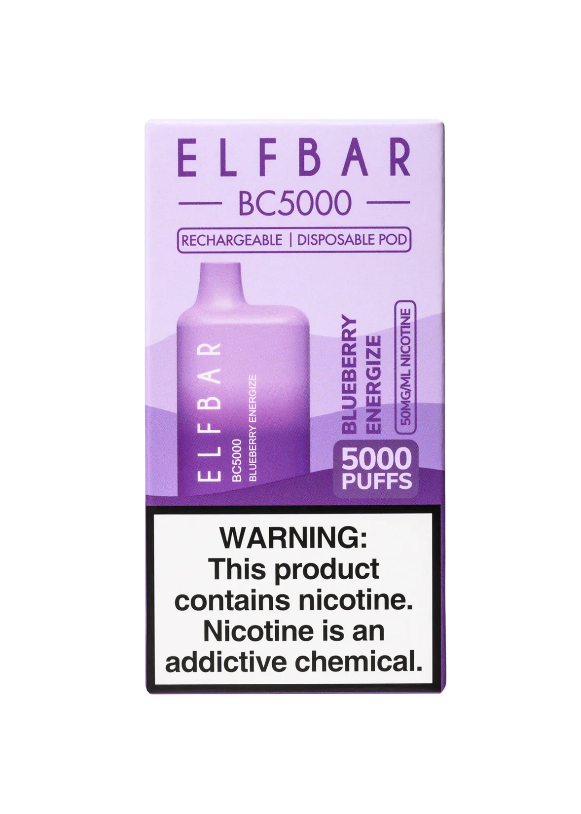 ELFBAR BC5000 Blueberry Energize