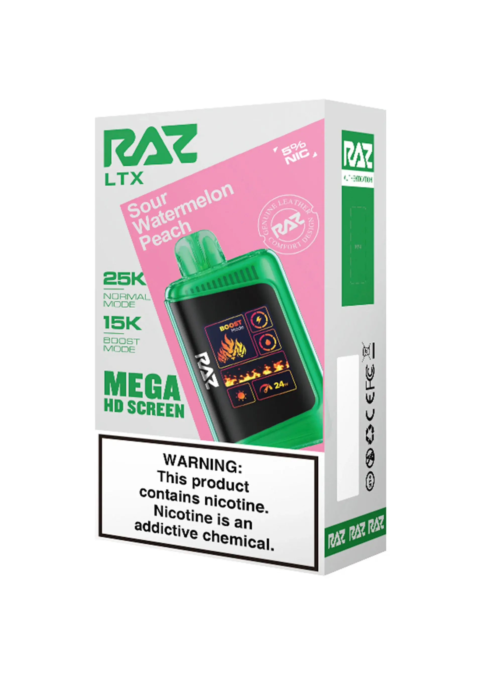 RAZ LTX 25000 Sour Watermelon Peach