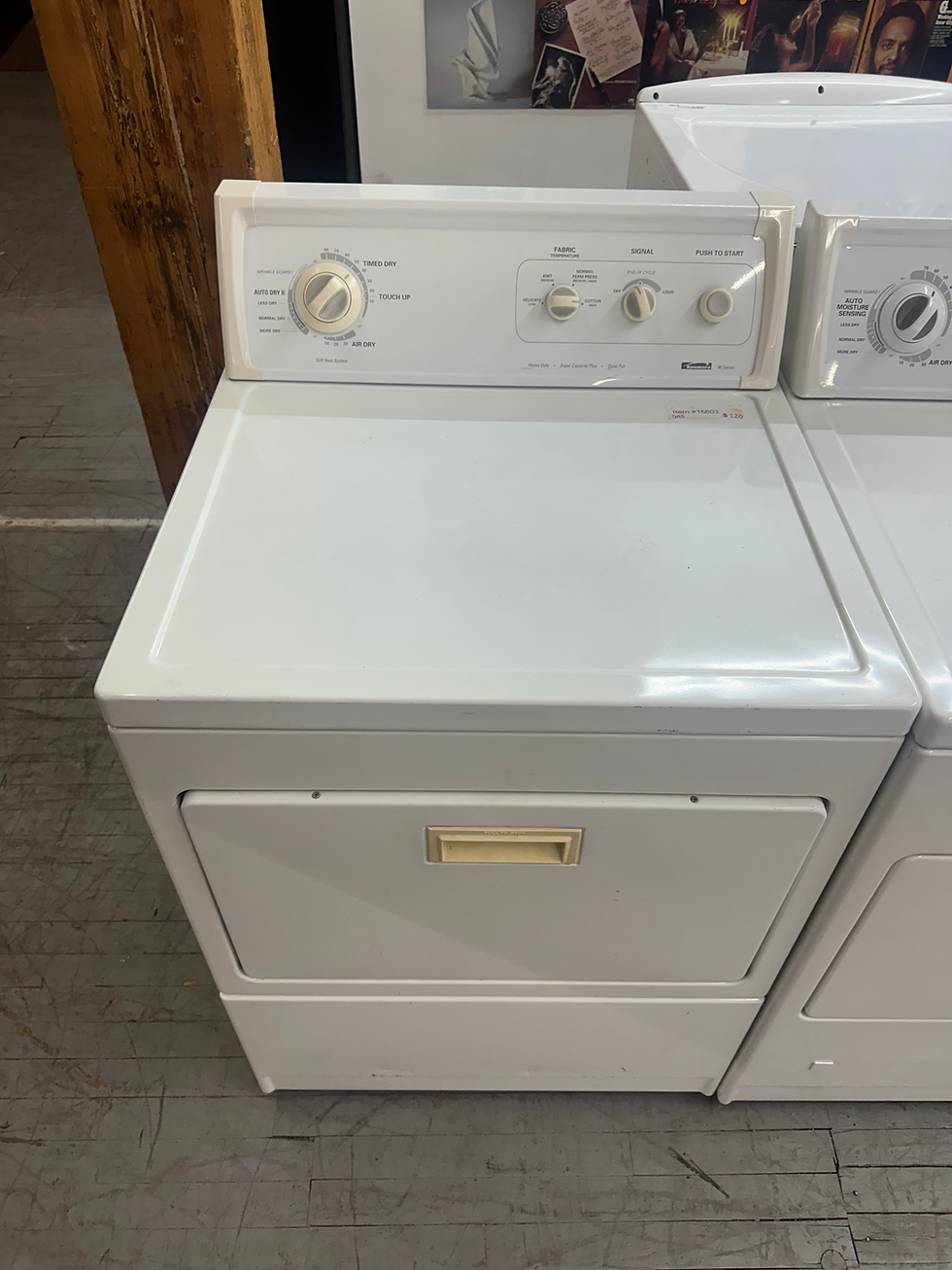 Kenmore 90 Series White Gas Dryer-16803